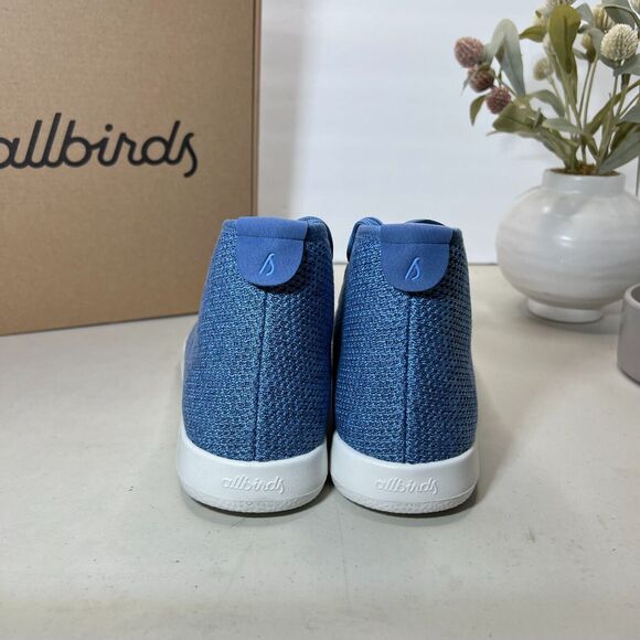 Allbirds Tree Topper Blue Mesh Casual High Top Sneakers Shoes Men's US 8 NWB - Picture 4 of 9